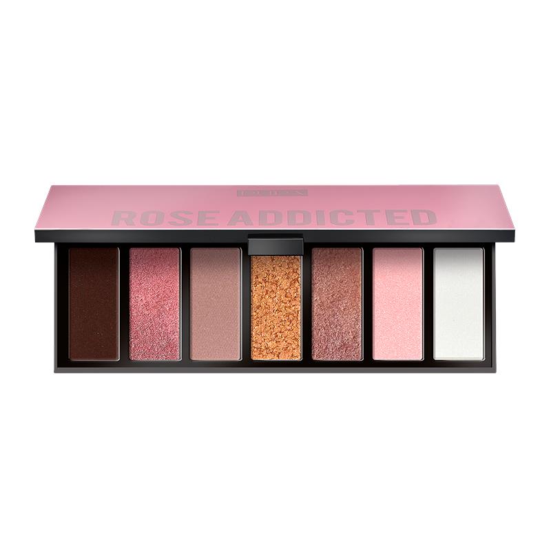 PALETA DE SOMBRAS PUPA MILANO MAKE UP STORIES COMPACT ROSE ADDICTED 004 12G