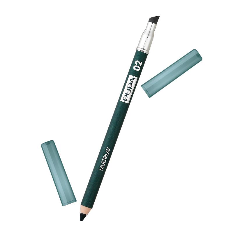 LAPIS DE OLHOS PUPA MILANO MULTIPLAY 3 EM 1 ELETRIC GREEN 002 1.2G