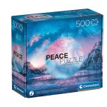 QUEBRA-CABECA CLEMENTONI PEACE PUZZLE AZUL CLARO 500PCS C35116