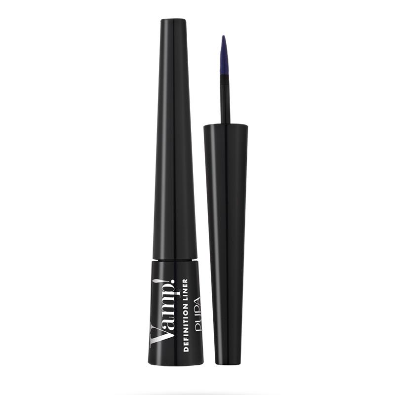 DELINEADOR PARA OS CILIOS PUPA MILANO VAMP DEFINITION LINER BLACK DEEP BLUE 300 2.5ML