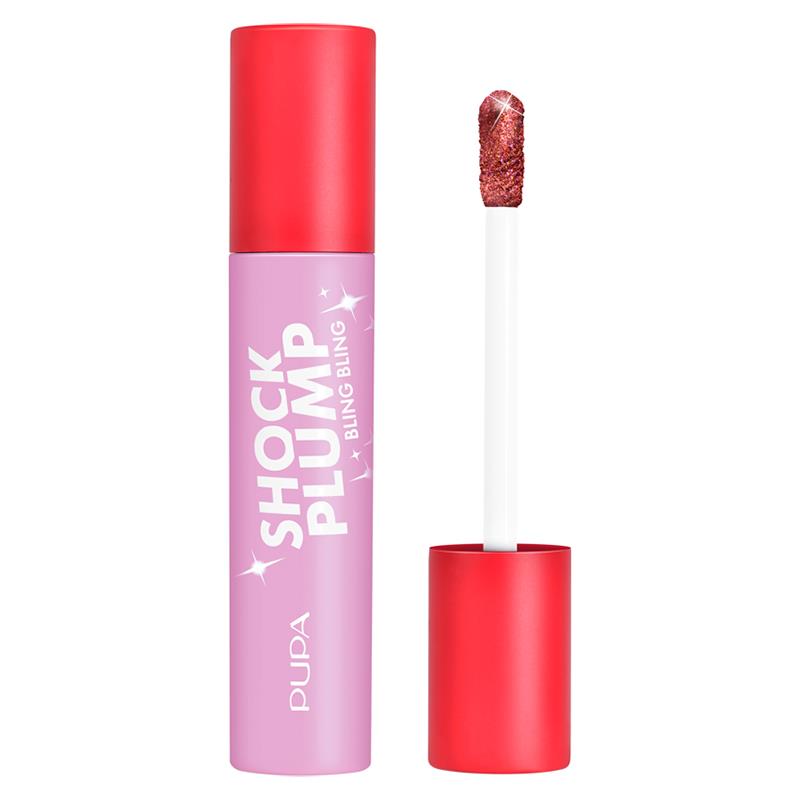 GLOSS LABIAL PUPA MILANO GLITTER SHOCK PLUMP GLITTER BOMB 014 5ML