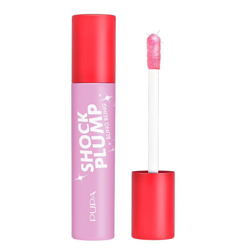 GLOSS LABIAL PUPA MILANO GLITTER SHOCK PLUMP GLITTER BOMB 012 5ML