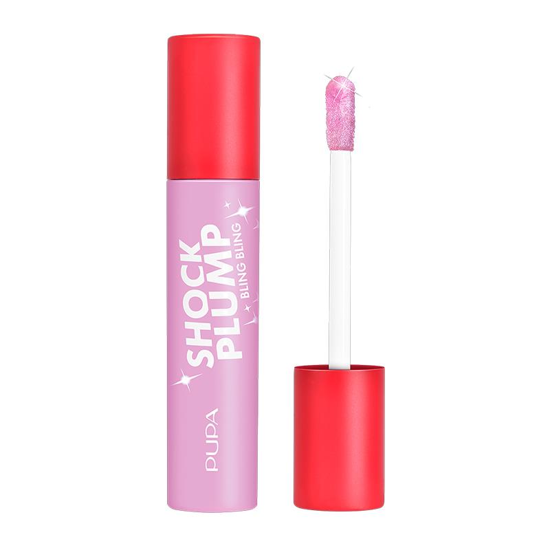 GLOSS LABIAL PUPA MILANO GLITTER SHOCK PLUMP BLING BLING FANCY DIAOMOND 011 5ML