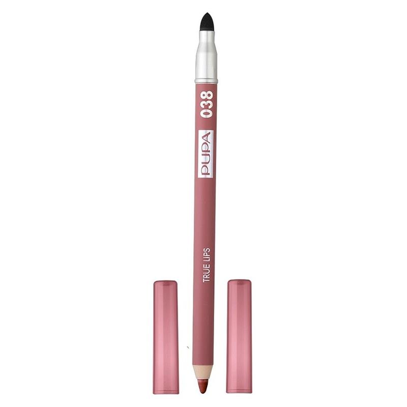 LAPIS DE CONTORNO LABIAL PUPA MILANO TRUE LIPS ROSE NUDE 038 1.2G