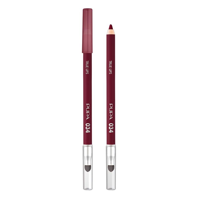 LAPIS DE CONTORNO LABIAL PUPA MILANO TRUE LIPS PLUM 034 1.2G