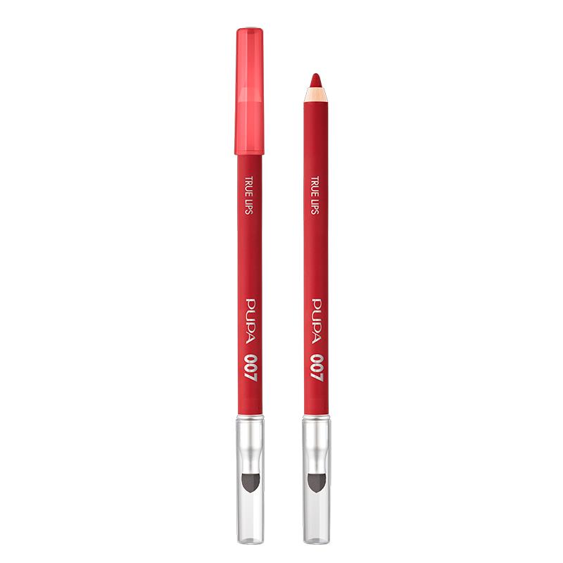 LAPIS DE CONTORNO LABIAL PUPA MILANO TRUE LIPS SHOCKING RED 007 1.2G