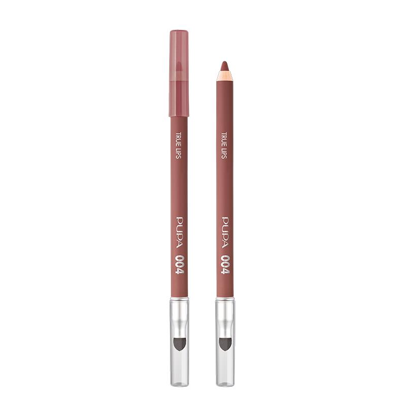 LAPIS DE CONTORNO LABIAL PUPA MILANO TRUE LIPS PLAIN BROWN 004 1.2G