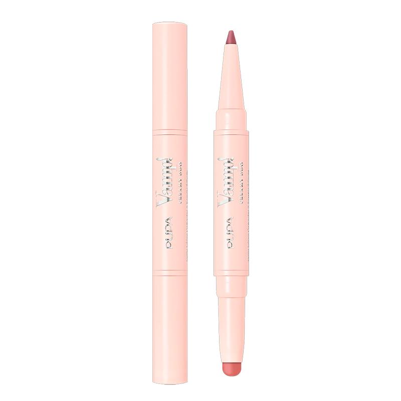 BATOM E LAPIS LABIAL PUPA MILANO 2 EM 1 VAMP CREAMY DUO 006 1.0G