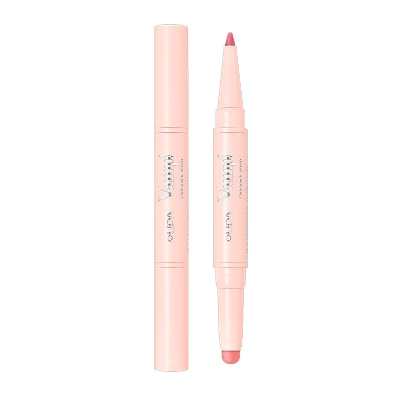 BATOM E LAPIS LABIAL PUPA MILANO 2 EM 1 VAMP CREAMY DUO 004 1.0G