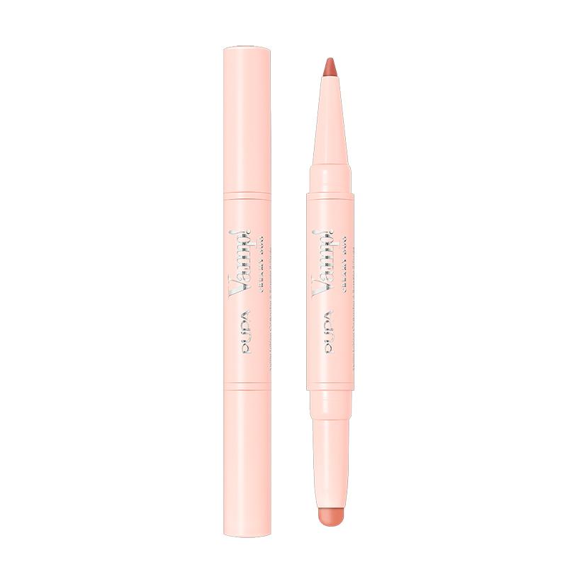 BATOM E LAPIS LABIAL PUPA MILANO 2 EM 1 VAMP CREAMY DUO WARM NUDE 003 1.0G