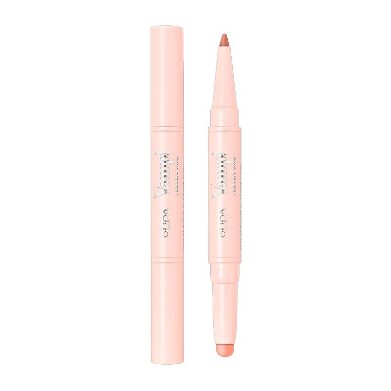 BATOM E LAPIS LABIAL PUPA MILANO 2 EM 1 VAMP CREAMY DUO 001 1.0G