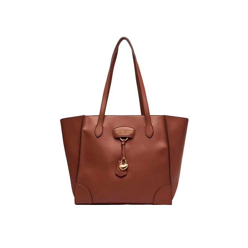 BOLSA FEMININA LOVE MOSCHINO JC4158PP1PL1320A MARROM