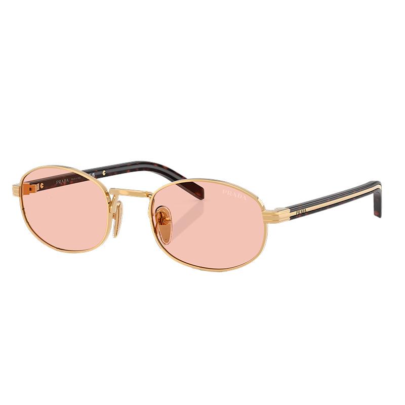 OCULOS DE SOL PRADA FEMININO 0PR B53S 5AK/50V TAM 52 21 145 C/ESTOJO DOURADO ROSA