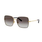 OCULOS DE SOL FEMININO DOLCE GABBANA TAM 57 16 140 PRETO DOURADO 0DG2242 13348G57