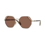 OCULOS DE SOL FEMININO VOGUE TAM 55 18 140 MARROM DOURADO 0VO4268S 848/7355