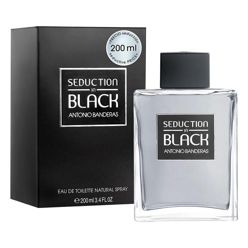 PERFUME ANTONIO BANDERAS SEDUCTION IN BLACK EDT 200ML