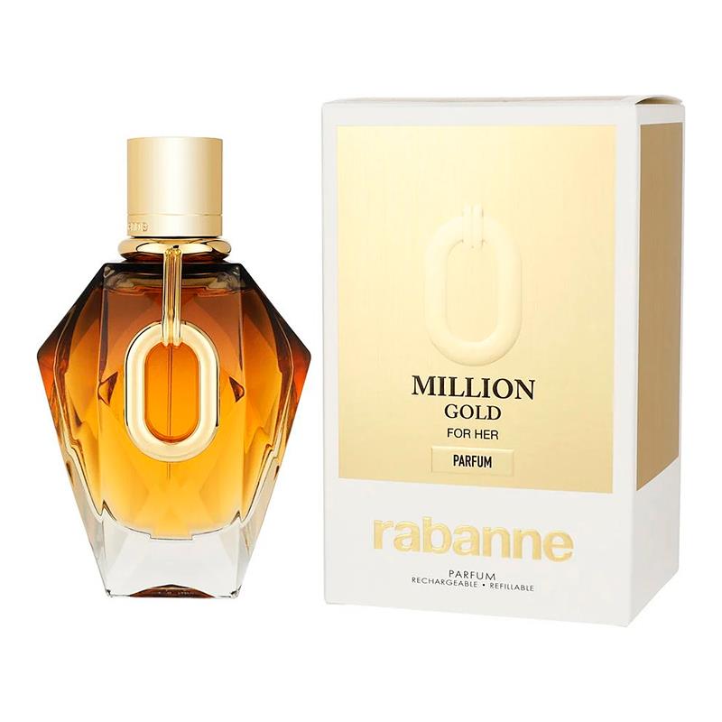 PERFUME FEMININO RABANNE MILLION GOLD FOR HER REFILLABLE PARFUM 90ML