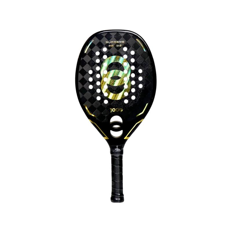 RAQUETE DE BEACH TENNIS JOOG FULL 18K PRO PRETO/DOURADO ASD