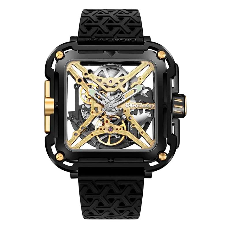 RELOGIO MASCULINO CIGA DESIGN MECHANICCAL MAS X021BLGOW25BK 6971311242608