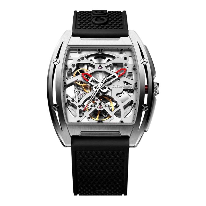 RELOGIO MASCULINO CIGA DESIGN MECHANICCAL Z031SS01W5BK 6971311245708