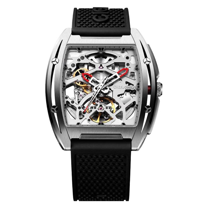 RELOGIO MASCULINO CIGA DESIGN MECHANICCAL Z031TT01W5BK 6971311245746