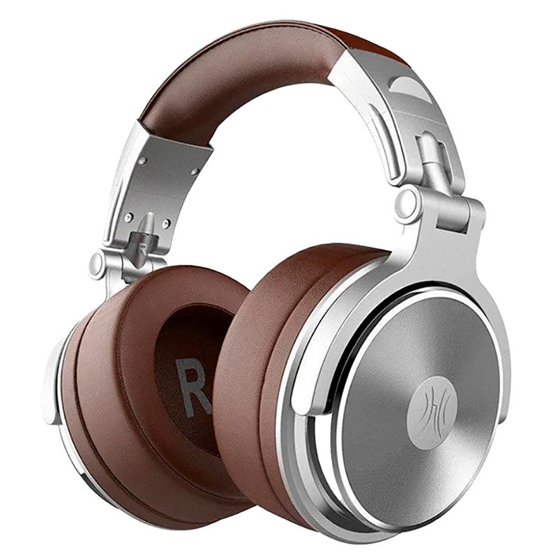 FONE DE OUVIDO COM FIO ONEODIO STUDIO PRO 30 WIRED SILVER BROWN