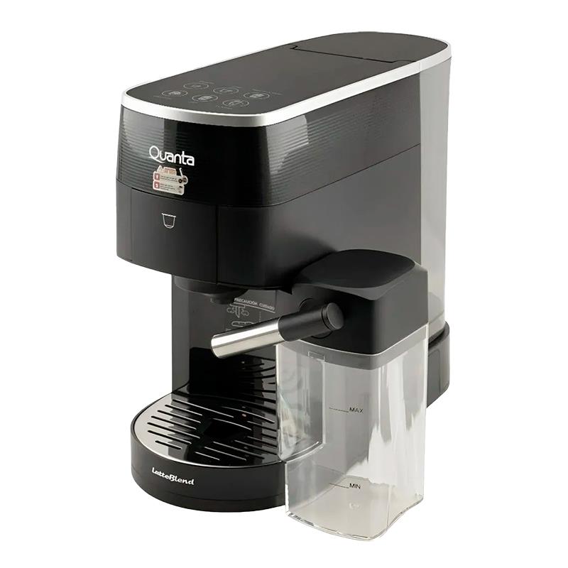 CAFETEIRA QUANTA MULTI CAPSULAS LATTEBLEND 4 EM 1 QTCMT70 PRETO 220/240V