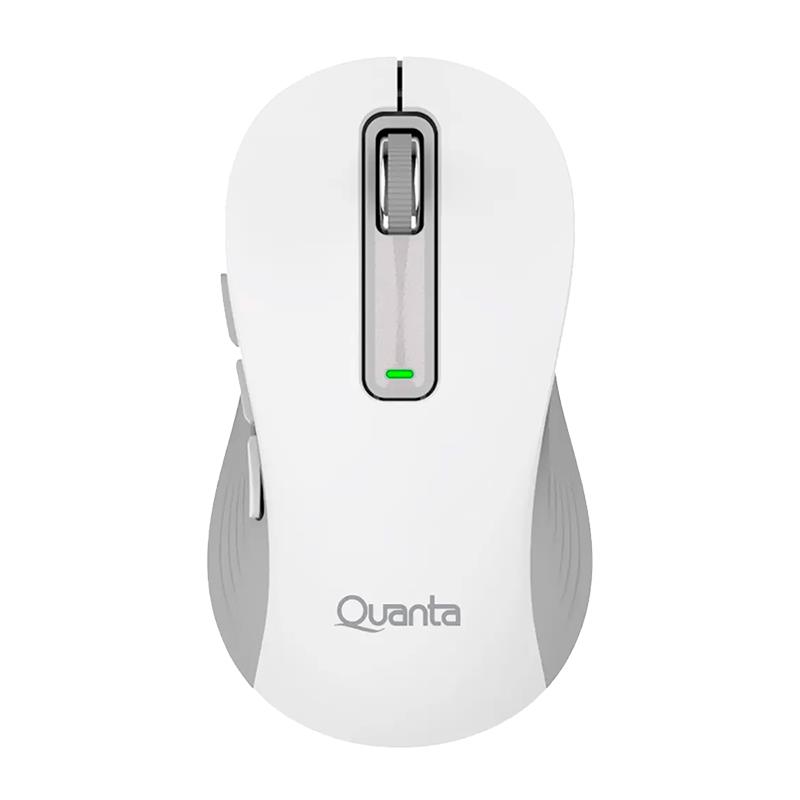 MOUSE S/FIO OPTICO QUANTA 2.4HZ QTMOI40 BRANCO 7842714006403