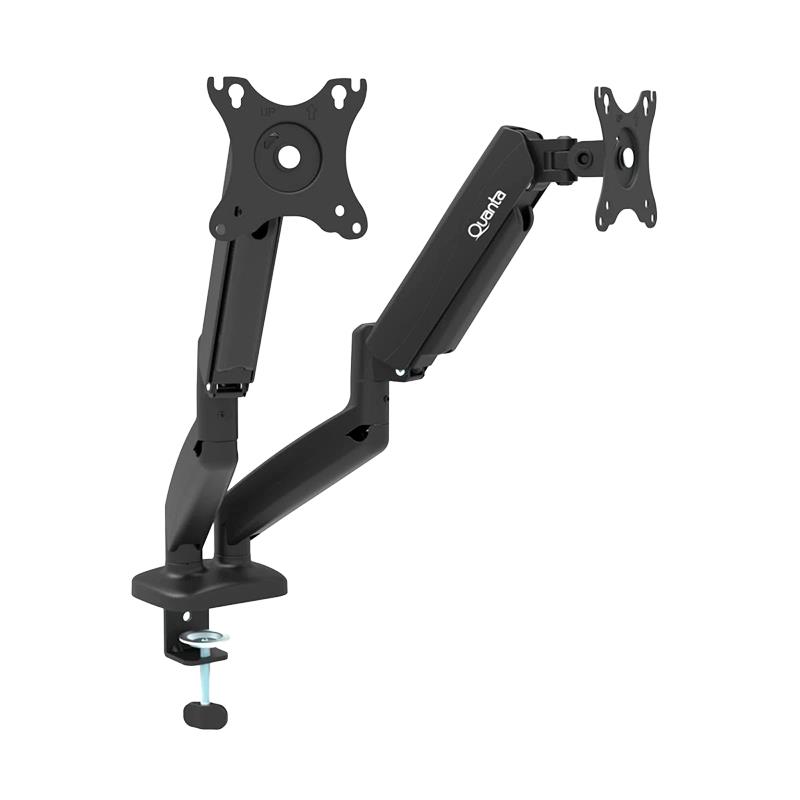 SUPORTE DE MESA ARTICULADO QUANTA PARA 2 MONITORES 8KG QTSAM810