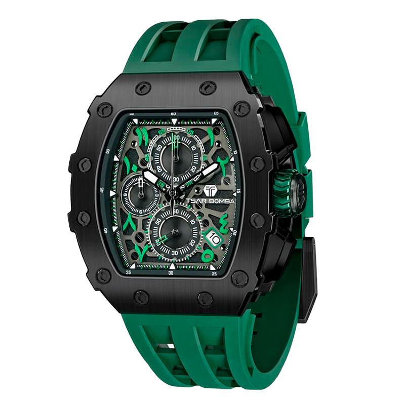 RELOGIO MASCULINO TSAR BOMBA 44MM TMI VK67 TB8204QA-06