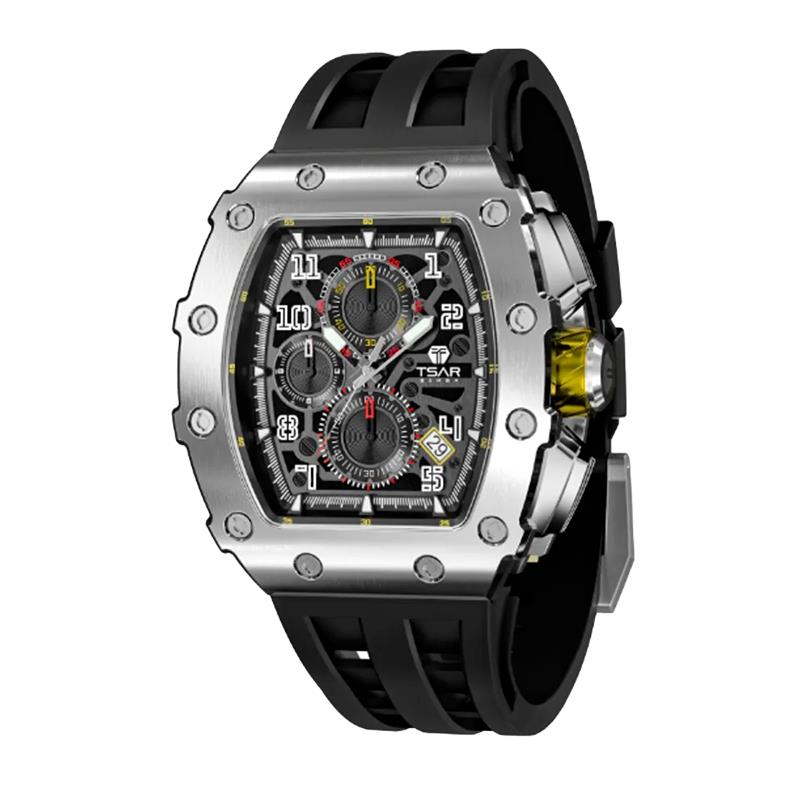 RELOGIO MASCULINO TSAR BOMBA 51MM TMI VK67 TB8204Q13