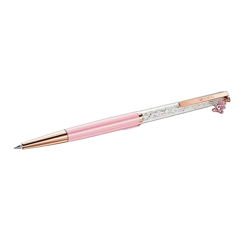 CANETA ESFEROGRAFICA SWAROVSKI CRYSTALLINE TEDDY 5751403 LIGHT ROSE