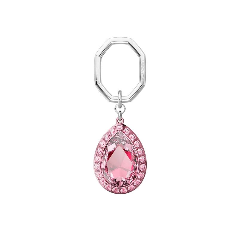CHAVEIRO SWAROVSKI MATRIX ZIRCONIA OCTOGONAL 5767058 ROSA