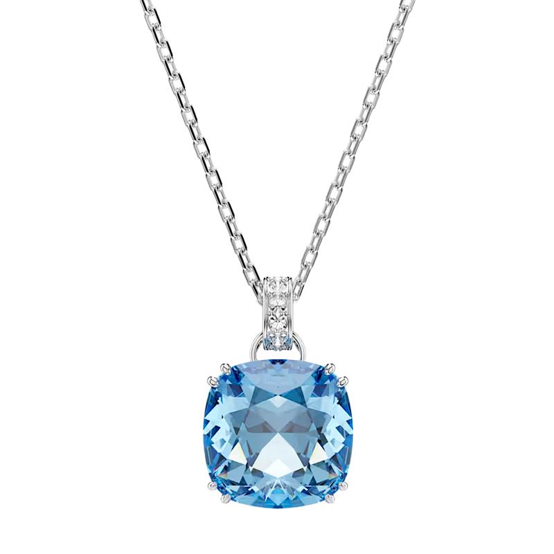 COLAR SWAROVSKI MILLENIA PENDANT CUSHION IGNITE 5765087 AZUL