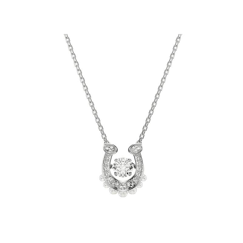 COLAR FEMININO SWAROVSKI TENNIS UNA ANGELIC 5747532 BRANCO