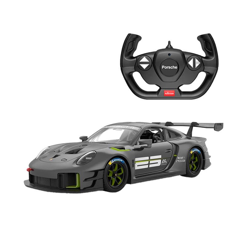 CARRINHO RASTAR PORSCHE 911 GT2 RS 76 PECAS CINZA