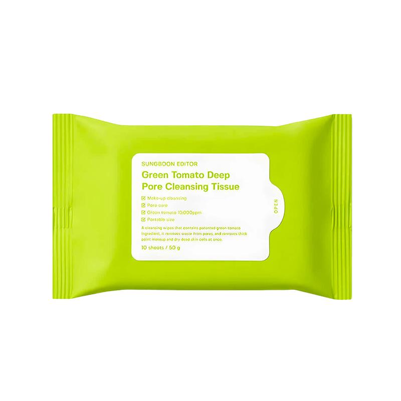 LENCO DE LIMPEZA FACIAL SUNGBOON EDITOR PROFUNDA PARA POROS 50G 120 LENCOS