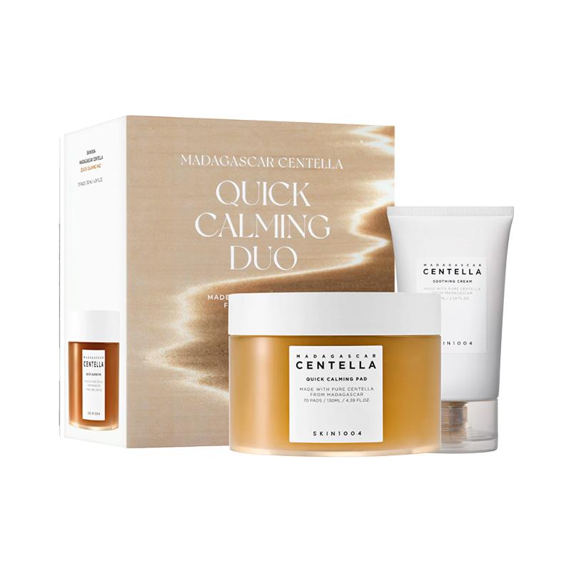 KIT DE TRATAMENTO FACIAL SKIN1004 CENTELLA CALMANTE CREME 75ML+DISCOS 70 UN