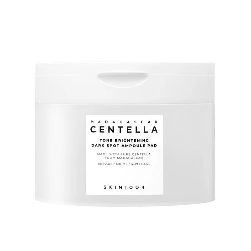 DISCOS FACIAIS SKIN1004 CENTELLA TONICOS ILUMINADORES 60 UNIDADES 130ML