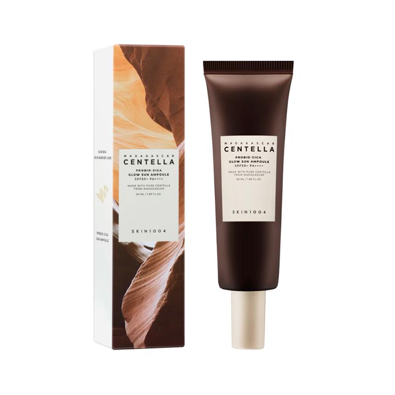 PROTETOR SOLAR FACIAL SKIN1004 CENTELLA EM AMPOLA ILUMINADOR SPF50+ 50ML