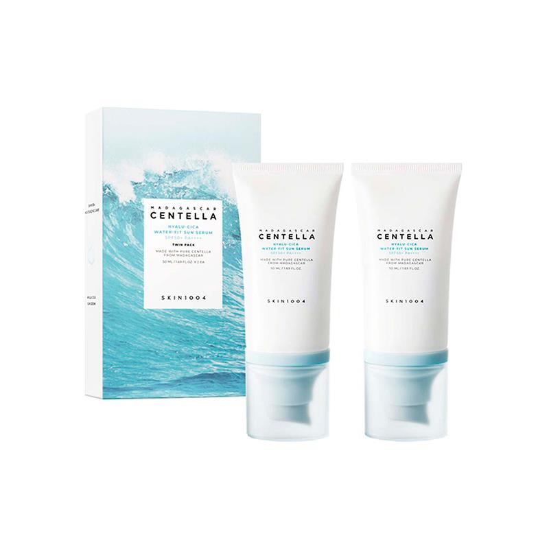 PROTETOR SOLAR FACIAL SKIN1004 EM SERUM HIDRATANTE 2 UNIDADES 1.69OZ 50ML