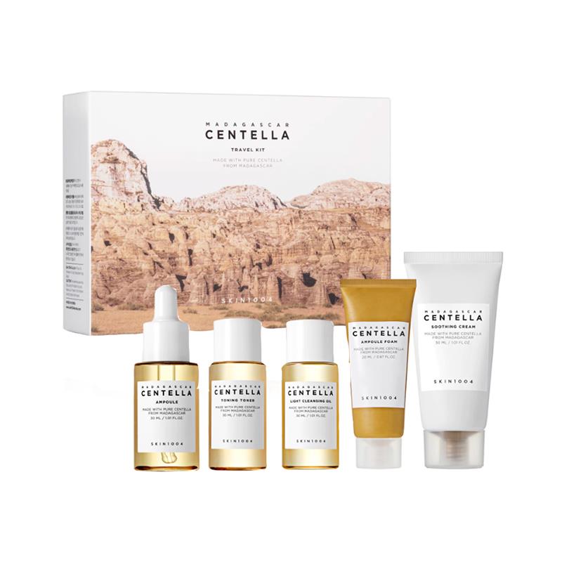 KIT SKIN1004 CENTELLA DE CREMES DE TRATAMENTO FACIAL DE VIAGEM