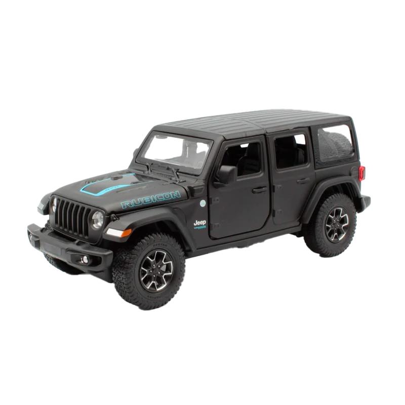 CARRINHO RASTAR DIE CAST JEEP WRANGLER RUBICON 64610 PRETO