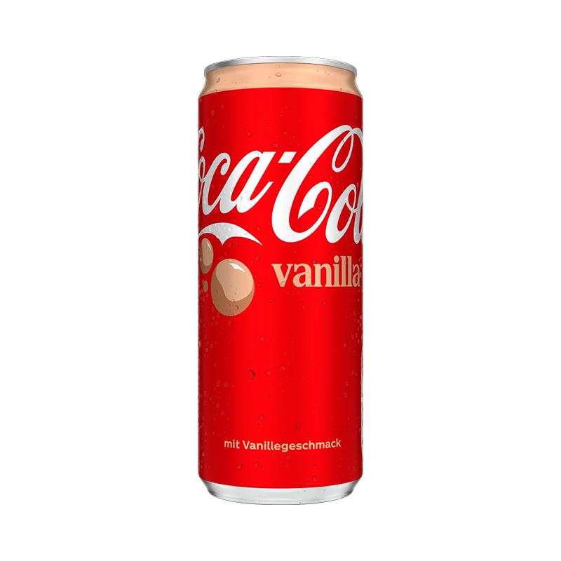 REFRIGERANTE COCA-COLA SOFT DRINKS VANILLA 330ML