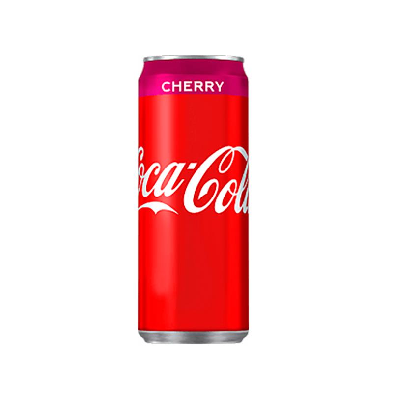 REFRIGERANTE COCA-COLA CHERRY SOFT DRINKS 330ML