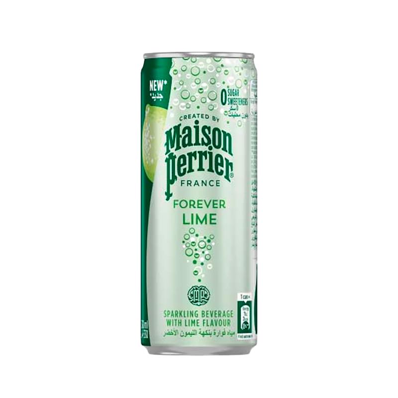 AGUA MINERAL COM GAS MAISON PERRIER FOREVER LIMA 330ML