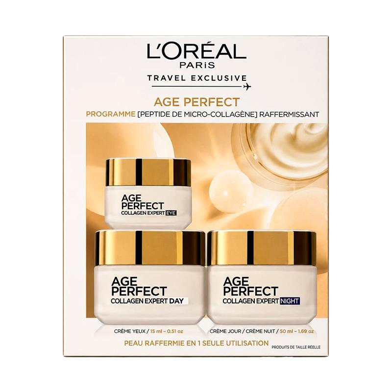 KIT LOREAL PARIS CREME DE TRATAMENTO AGE PERFECT PROGRAMME D+E+N 115ML