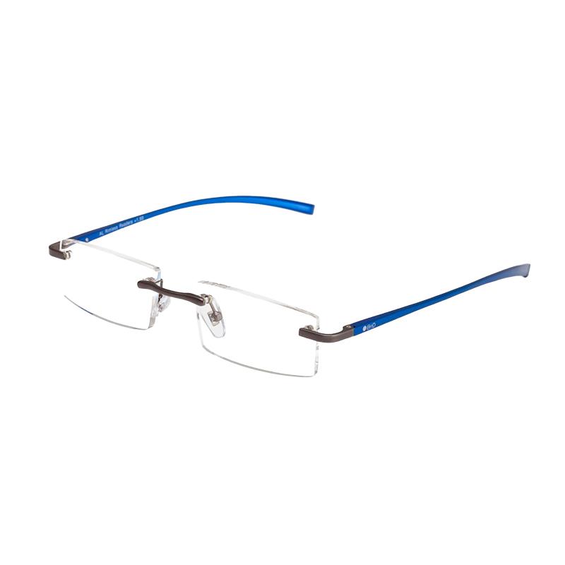 OCULOS DE LEITURA B+D AL C/CORRECAO +3.00 2288-57-30 PRATA/AZUL