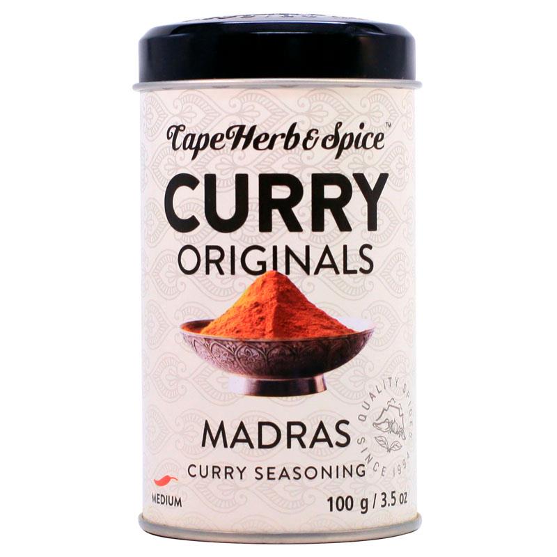 MIX DE ESPECIARIAS CAPE HERB & SPICE CURRY MADRAS 100G