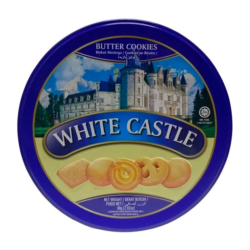 BISCOITOS DE MANTEIGA WHITE CASTLE 80G
